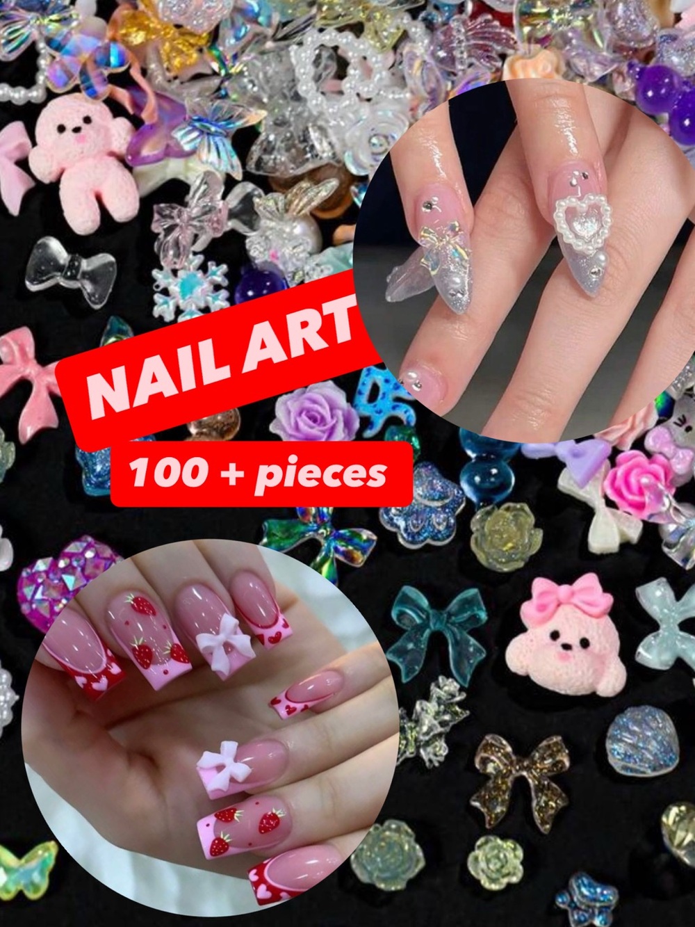 Nail art more than 100 pieces